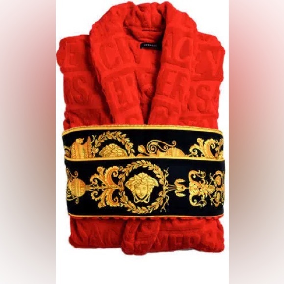 Red Versace Robe - Picture 2 of 9